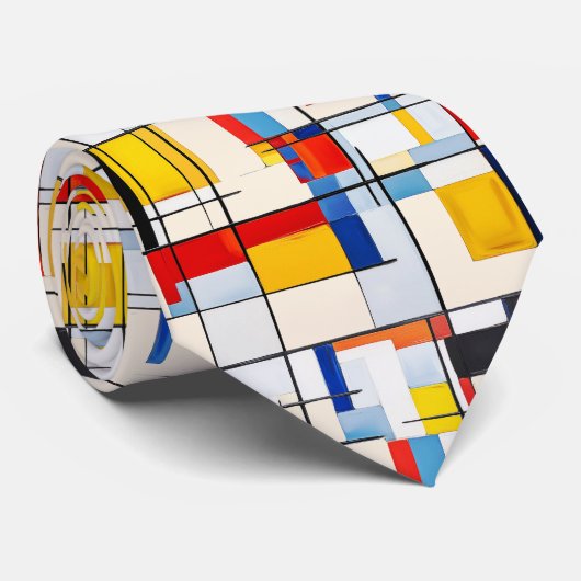 バウハウススクウェアBoho 60's 70'sパターンネクタイ ネクタイ (ロール)