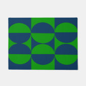 バウハウススクエアアンドサークルズ ドアマット (正面)