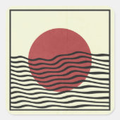 バウハウススタイルサン スクエアシール (正面)