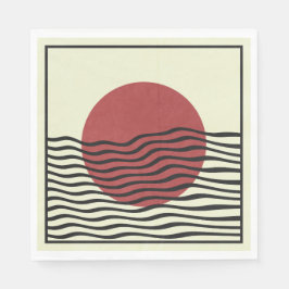 バウハウススタイルサン スタンダードランチョンナプキン