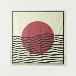 バウハウススタイルサン タペストリー