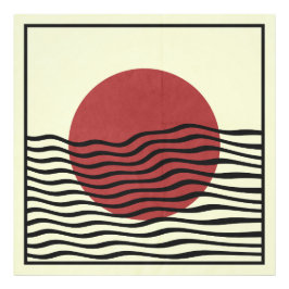 バウハウススタイルサン フォトプリント           