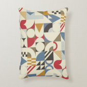 バウハウススタイル幾何形状デザイン アクセントクッション (正面(垂直))