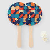 バウハウススタイル ハンドファン (正面&裏面)