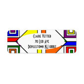 バウハウスステンドグラス ラベル (正面)