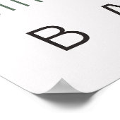 バウハウスセージグリーンポスター ポスター (角)