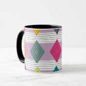 バウハウスダイアモンドキルト マグカップ (正面左)