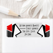 バウハウスツキセド差出人住所 ラベル (インサイチュ)