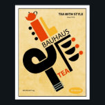 バウハウステア ポスター<br><div class="desc">オリジナルティーポスターin the Bauhausスタイル</div>