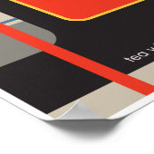 バウハウスティースタイルポスター ポスター (角)