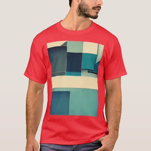 バウハウスデザインにインスパイアされた Tシャツ (正面)