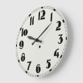 バウハウスデザインウォールクロック ラージ壁時計 (傾斜)