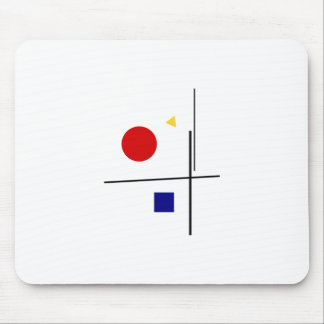 バウハウスデザイン幾何学的アート マウスパッド