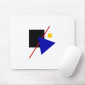 バウハウスデザイン幾何学的アート マウスパッド (マウス)