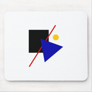 バウハウスデザイン幾何学的アート マウスパッド