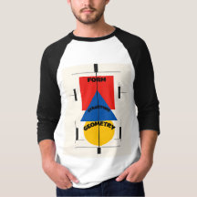 バウハウスデザイン メンズ 3/4丈Tシャツ