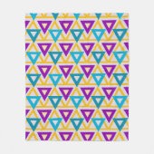 バウハウストライアングルメッシュ フリースブランケット (正面)