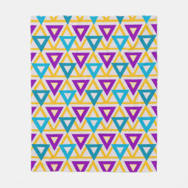 バウハウストライアングルメッシュ フリースブランケット