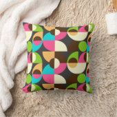 バウハウスネオンタイル模様 クッション (ブランケット)