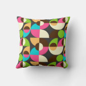 バウハウスネオンタイル模様 クッション (裏面)