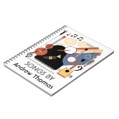 バウハウスバンドパーソナライズされたソングブック ノートブック (左側)