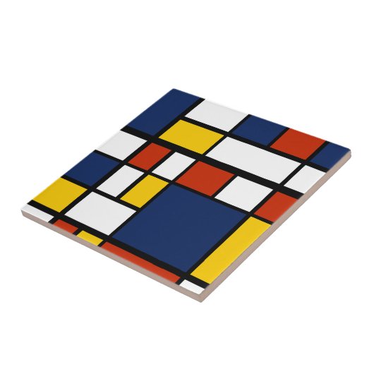 バウハウスパターン抽象芸術幾何絵を描アートのmo タイル (側面)