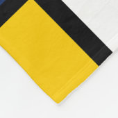 バウハウスパターン抽象芸術幾何絵を描アートのmo フリースブランケット (角)