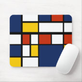 バウハウスパターン抽象芸術幾何絵を描アートのmo マウスパッド (マウス)
