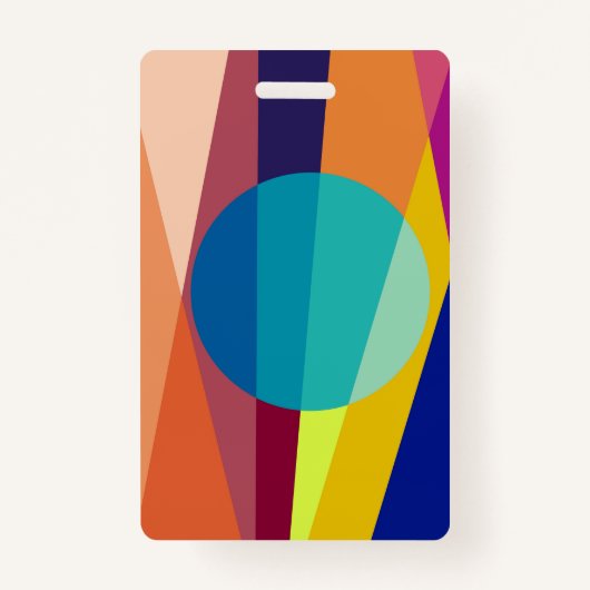 バウハウスパターン バッジ (正面)