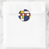 バウハウスパターン ラウンドシール (バッグ)