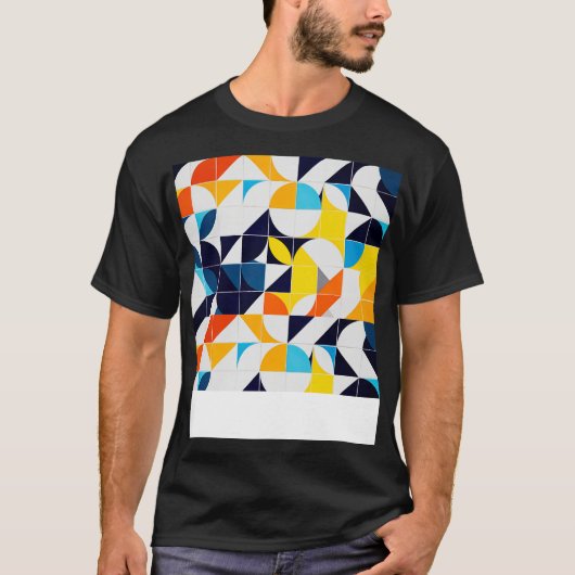 バウハウスパターン Tシャツ (正面)