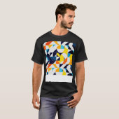 バウハウスパターン Tシャツ (正面フル)