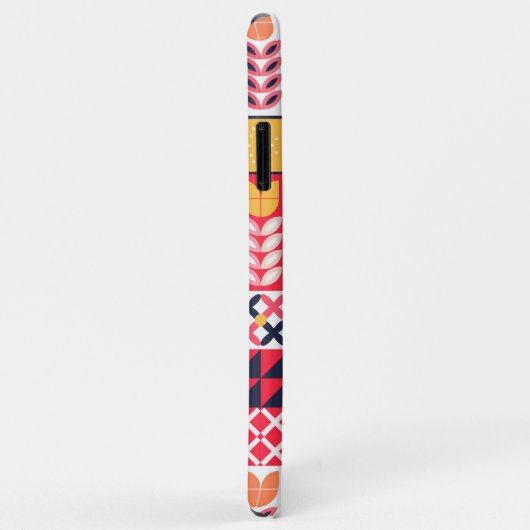 バウハウスフローラジオメトリックiPhone / iPadケース Case-Mate iPhoneケース (裏面/右)