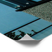 バウハウスブルー ポスター (角)