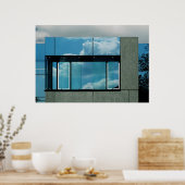 バウハウスブルー ポスター (キッチン)