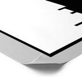 バウハウスポスターエンブレム顔 ポスター (角)