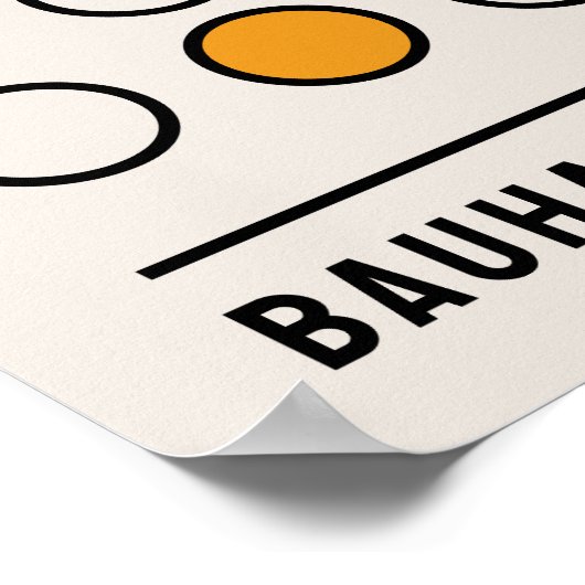 バウハウスポスターバウハウスアウステラン1919 B21 ポスター (角)