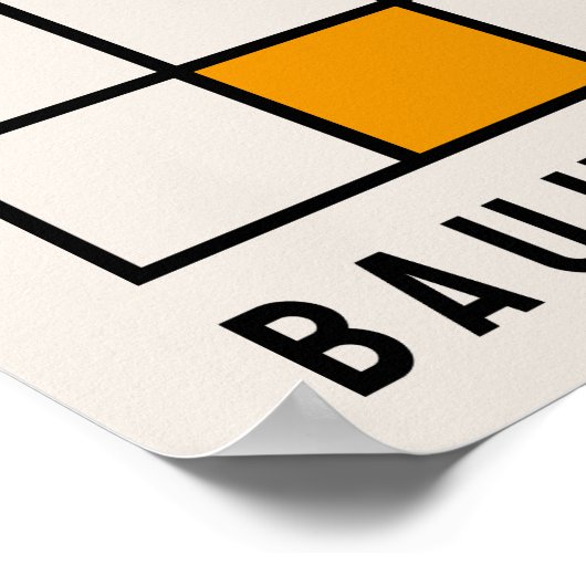 バウハウスポスターバウハウス展プリントB16 ポスター (角)