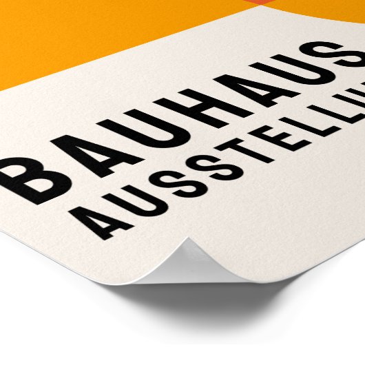 バウハウスポスターバウハウス展1919 B19ポスター ポスター (角)