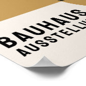 バウハウスポスター、バウハウス展1919 B20ポスター ポスター (角)