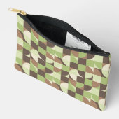 バウハウスミッドセンチュリーモダンリーフとツリーMCM アクセサリーポーチ (見開き)