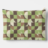 バウハウスミッドセンチュリーモダンリーフアンドツリーレトロ アクセサリーポーチ (裏面)