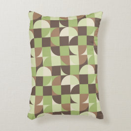 バウハウスミッドセンチュリーモダンリーフアンドツリーレトロ アクセントクッション