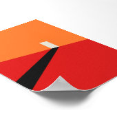 バウハウスミニマリストドアアンドシャドウアートプリント ポスター (角)