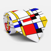 バウハウスモンドリアンスタイル ネクタイ (ロール)