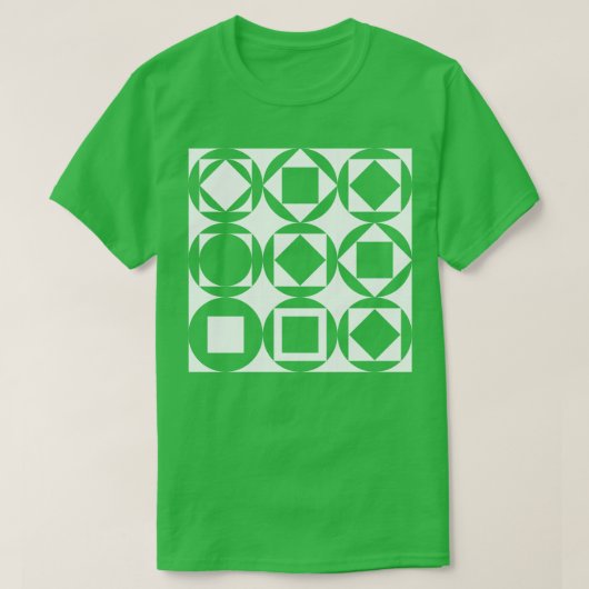 バウハウスラインズスクウェア Tシャツ (デザイン正面)