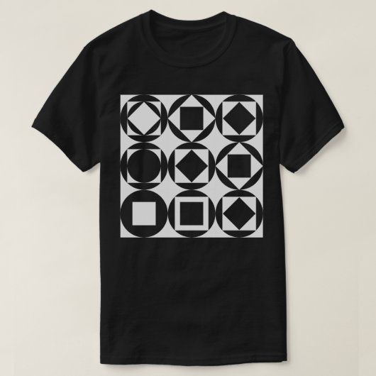 バウハウスラインズスクウェア Tシャツ (デザイン正面)