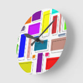 バウハウスラックス ラウンド壁時計 (傾斜)