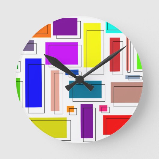 バウハウスラックス ラウンド壁時計 (正面)