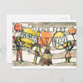バウハウスランタンフェスティバル |ポール・クレー | ポストカード (正面/裏面)